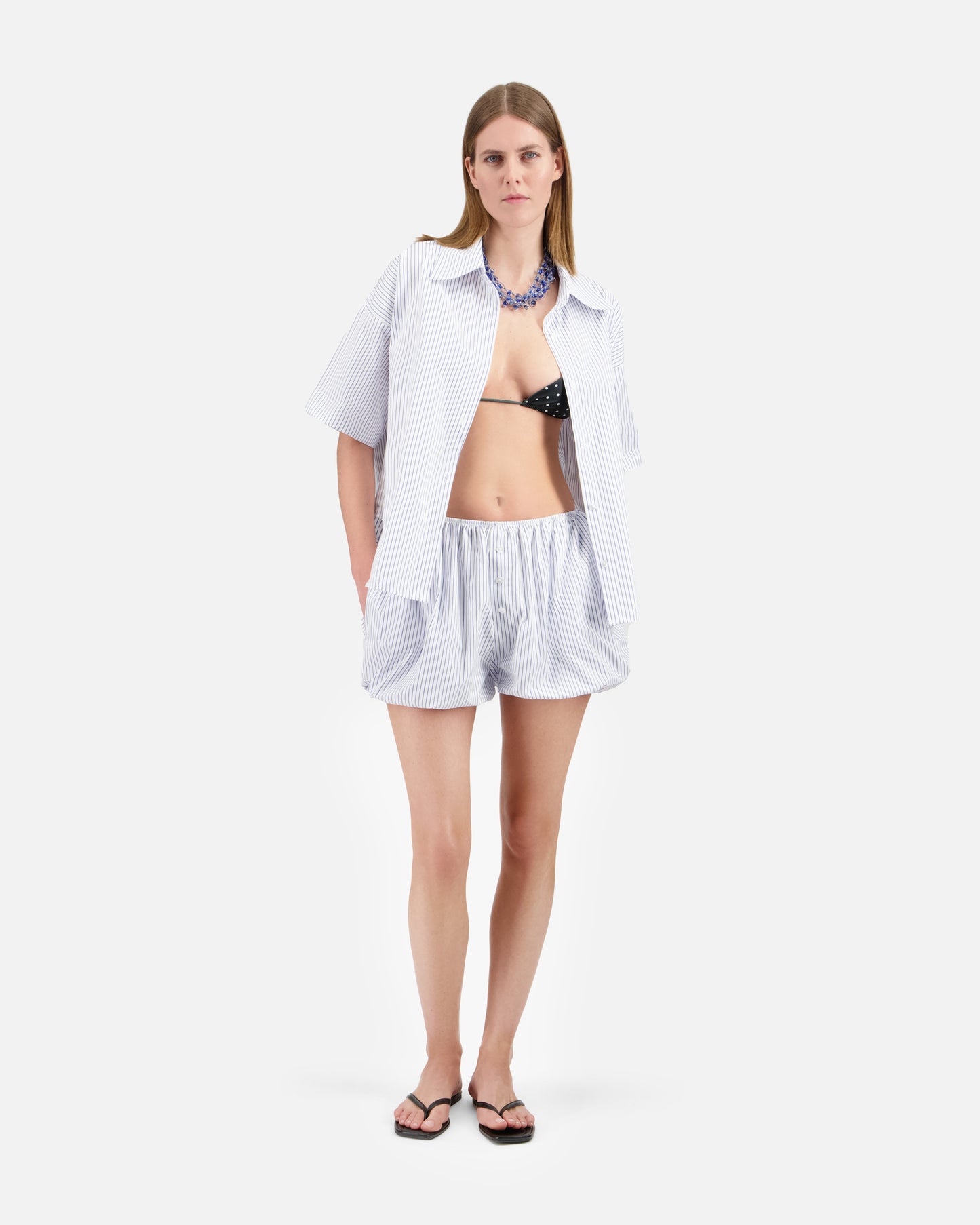 CHEMISE BOYFRIEND À MANCHES COURTES