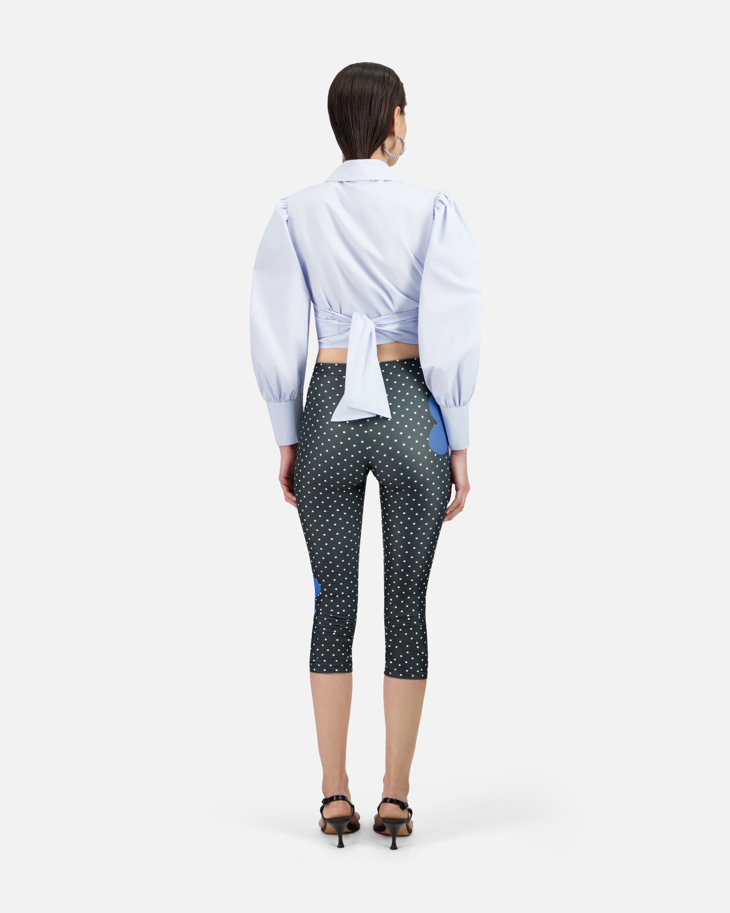 LEGGING CAPRI EN JERSEY STRETCH IMPRIMÉ