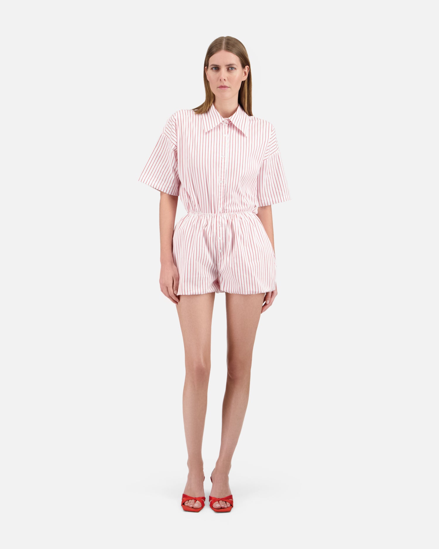 CHEMISE BOYFRIEND À MANCHES COURTES