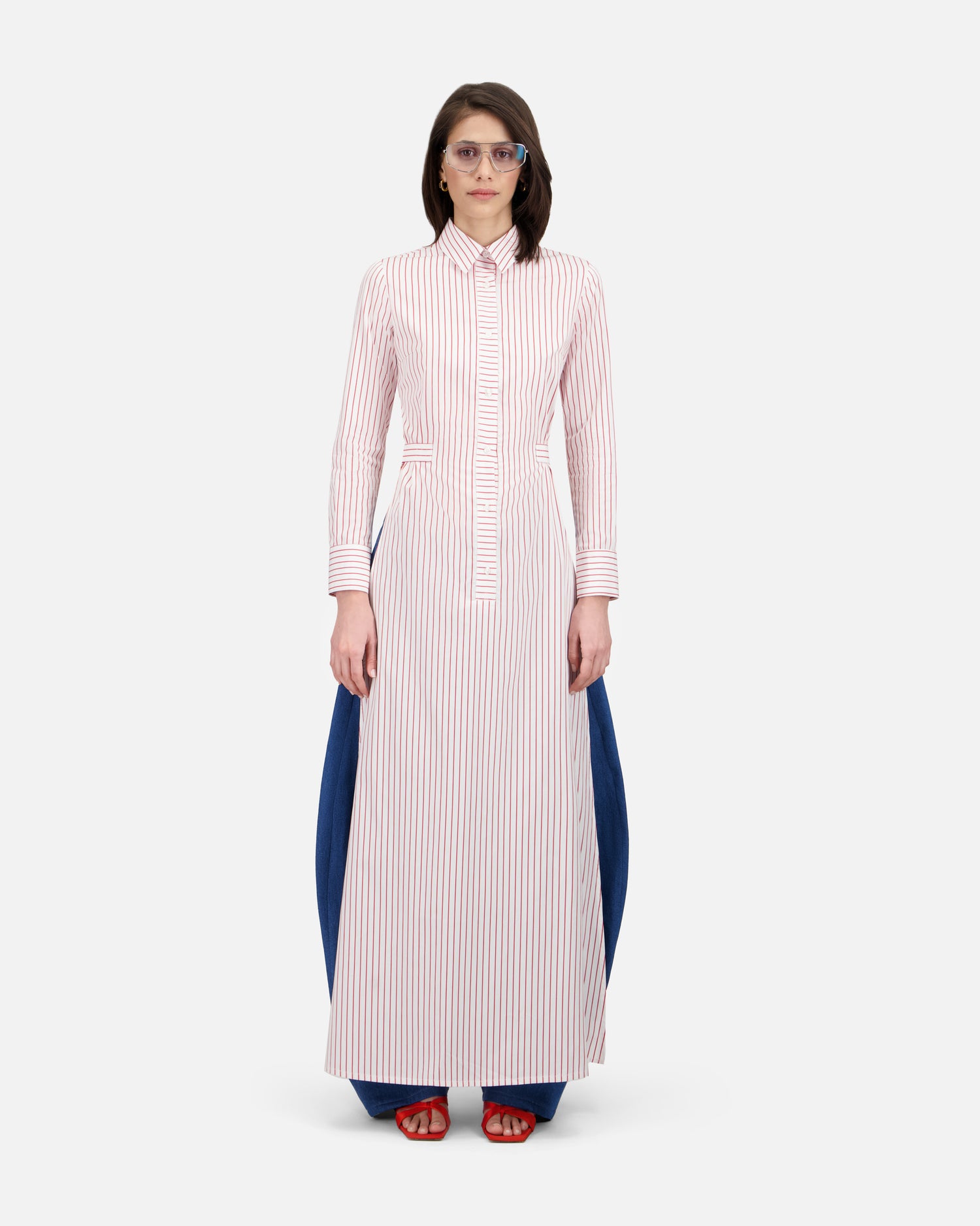 CHEMISE LONGUE AVEC FENTES
