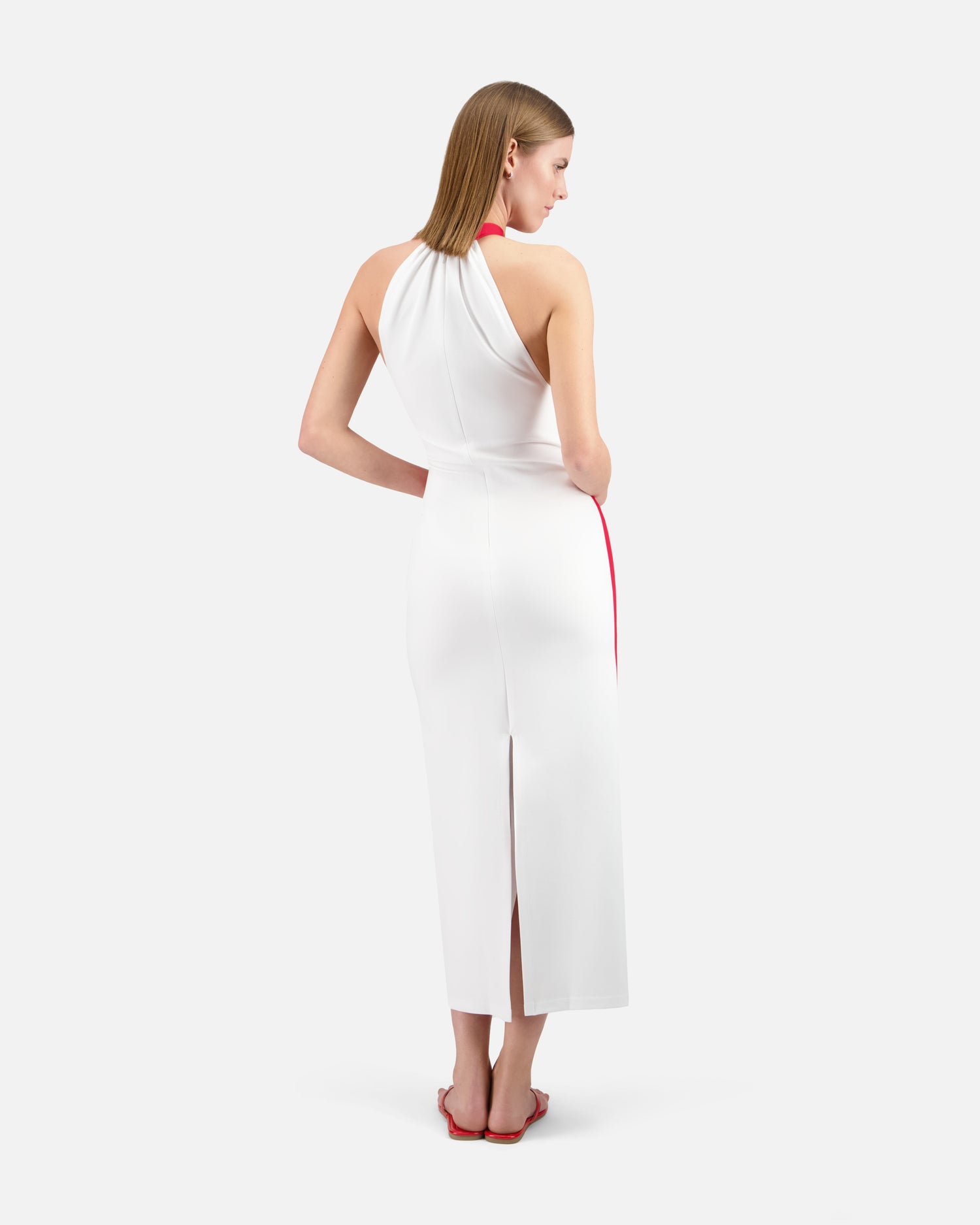 ROBE LONGUE BICOLORE