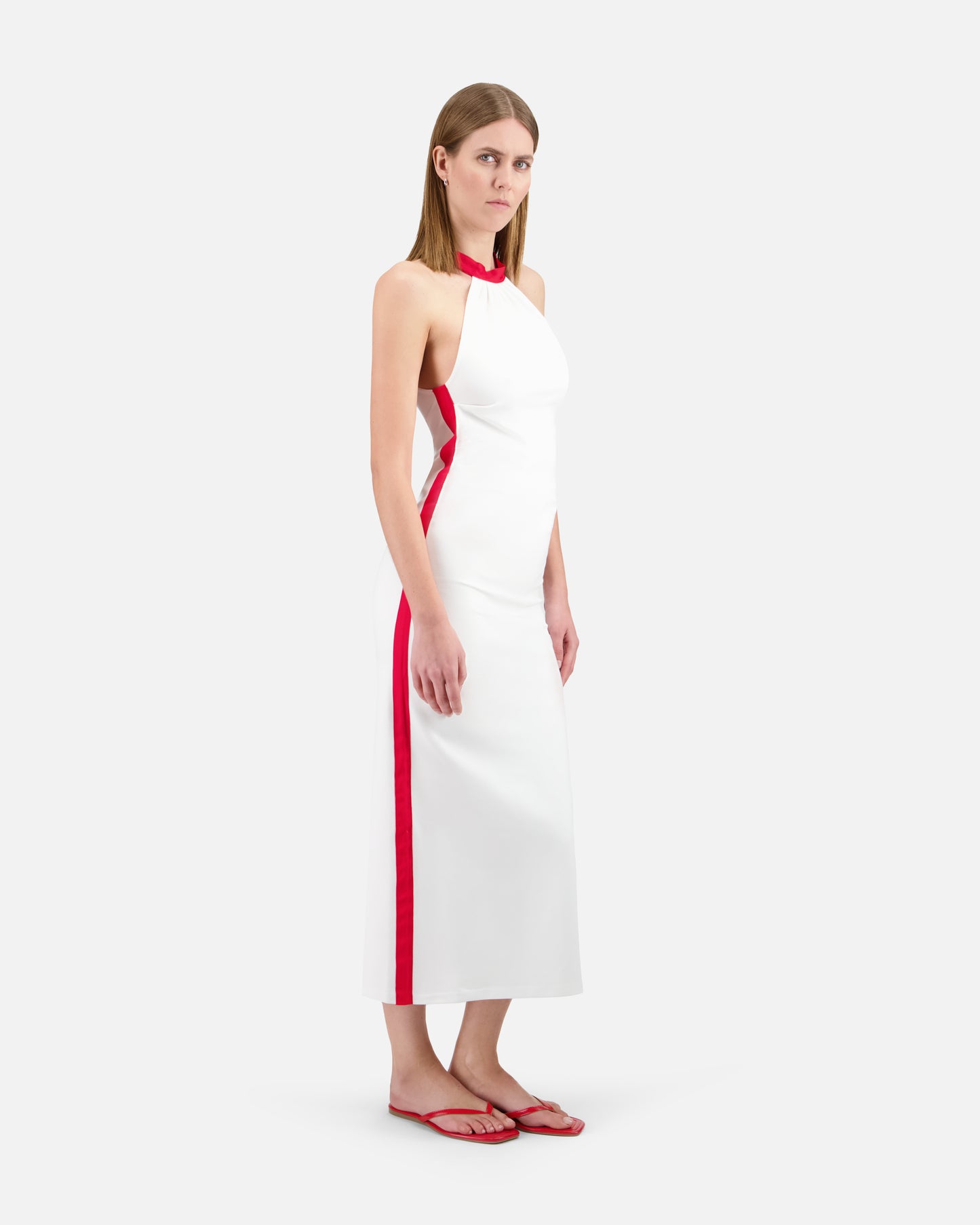 ROBE LONGUE BICOLORE