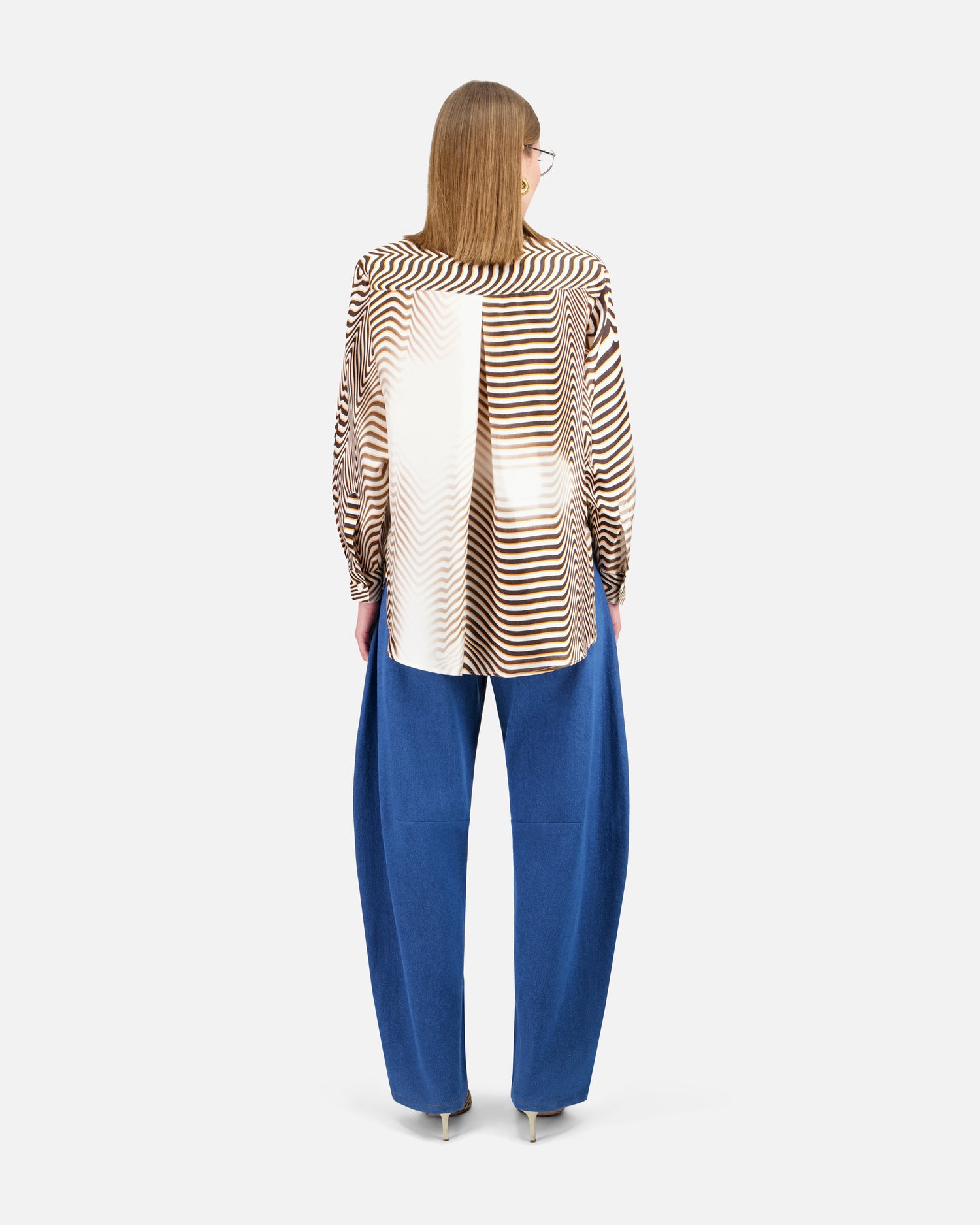CHEMISE EN SOIE IMPRIMÉE