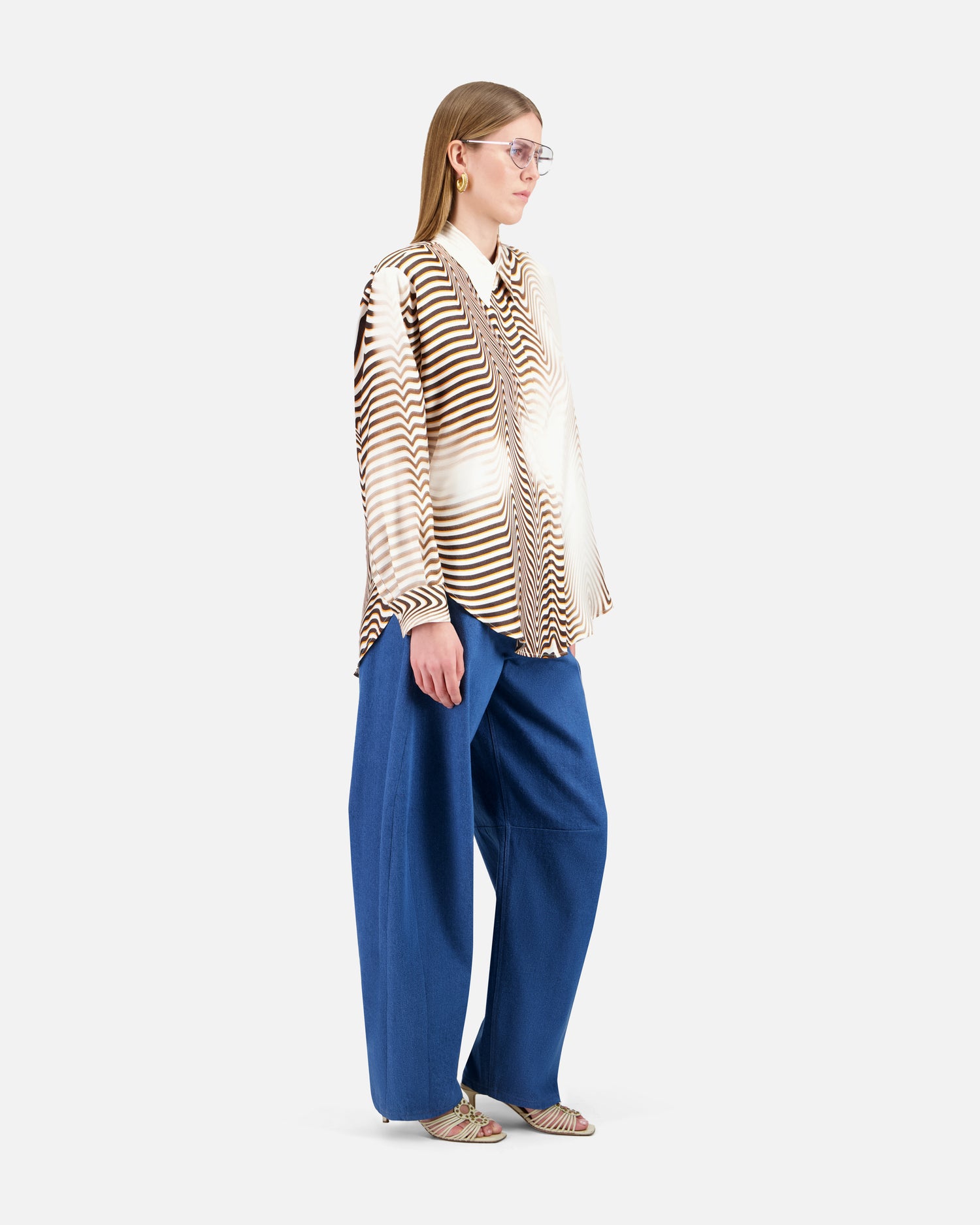 CHEMISE EN SOIE IMPRIMÉE