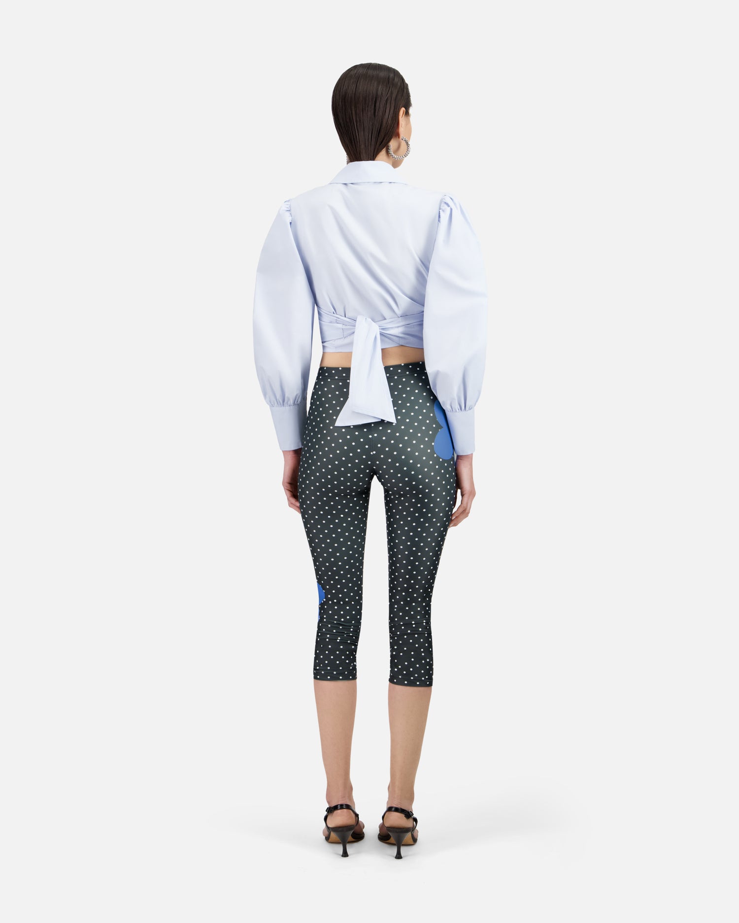 LEGGING CAPRI EN JERSEY STRETCH IMPRIMÉ