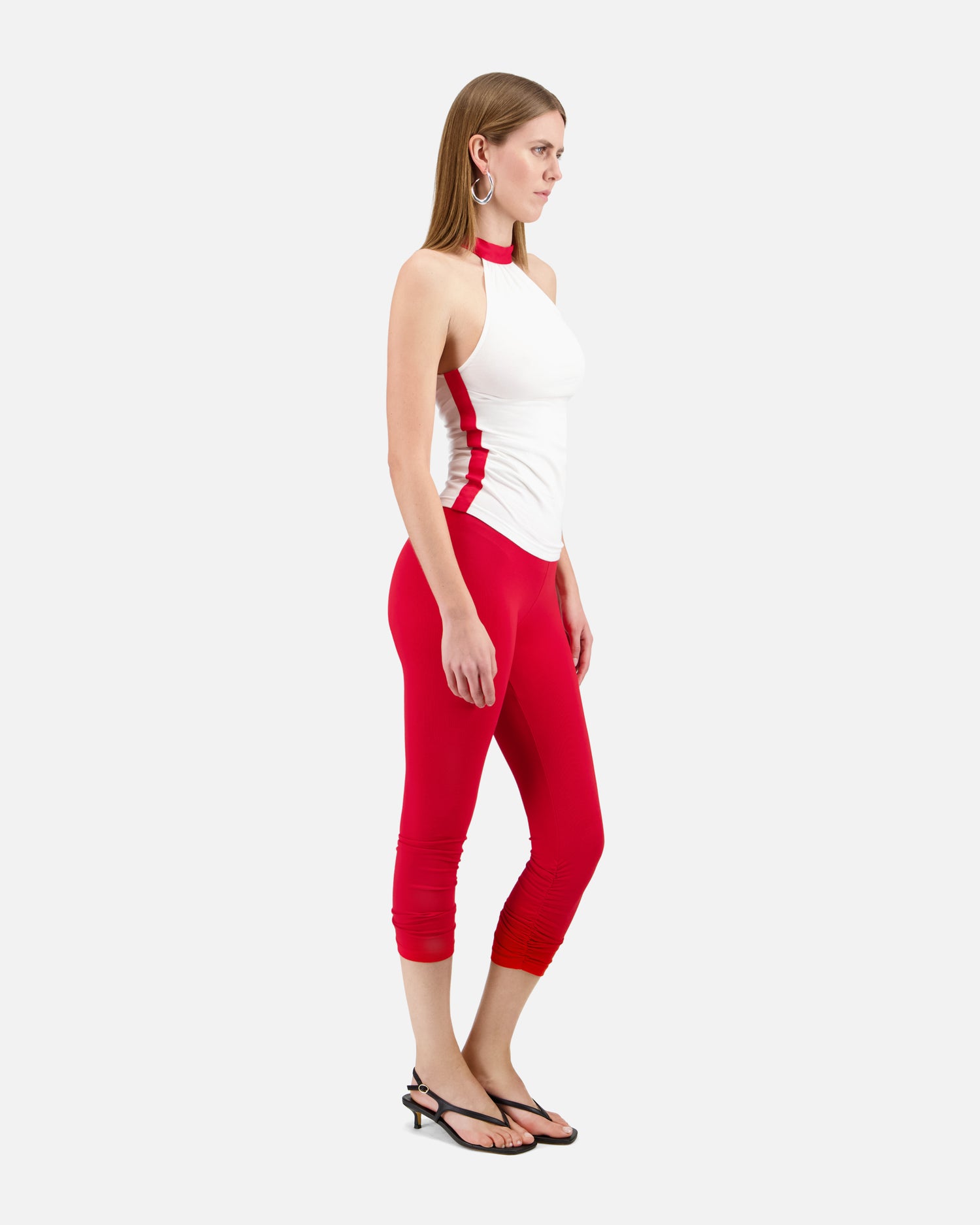 HAUT EN JERSEY BICOLORE